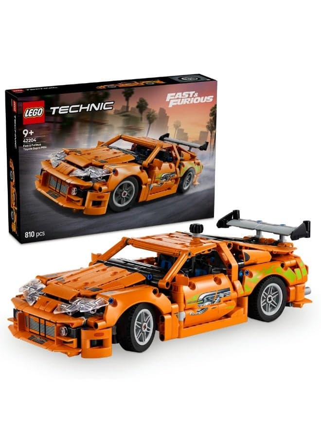 Technic Fast and Furious Toyota Supra MK4 Car Toy 42204 (Age 9+, 810 Pieces)
