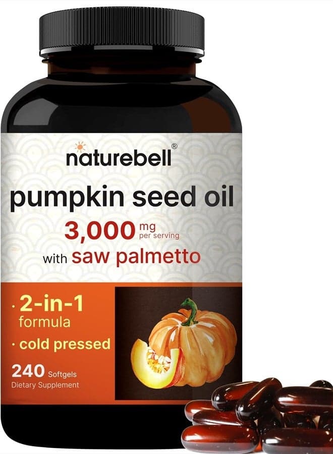 Pumpkin Seed Oil 3,000mg 240 Softgels