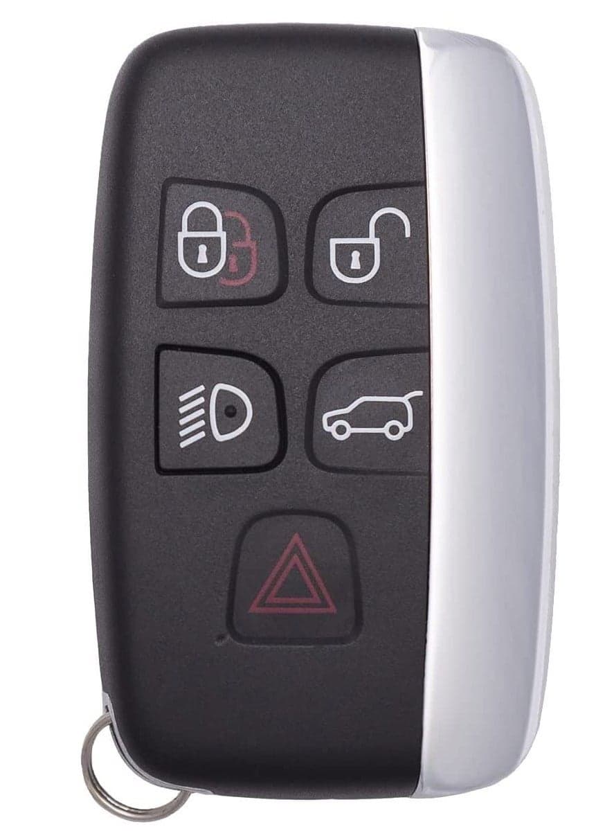 5 Buttons Replacement Smart Car Key Fob Cover Fit for Range Rover Evouge Discovery Sport Velar Land Rover LR2 LR4 Jaguar XF XJ XJL XE JLR JF Remote Control Shell