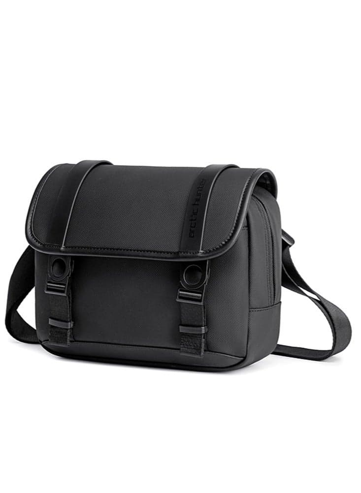 Crossbody Bag for Men, Lightweight Small Tablet Bag Work Office Bag, Black