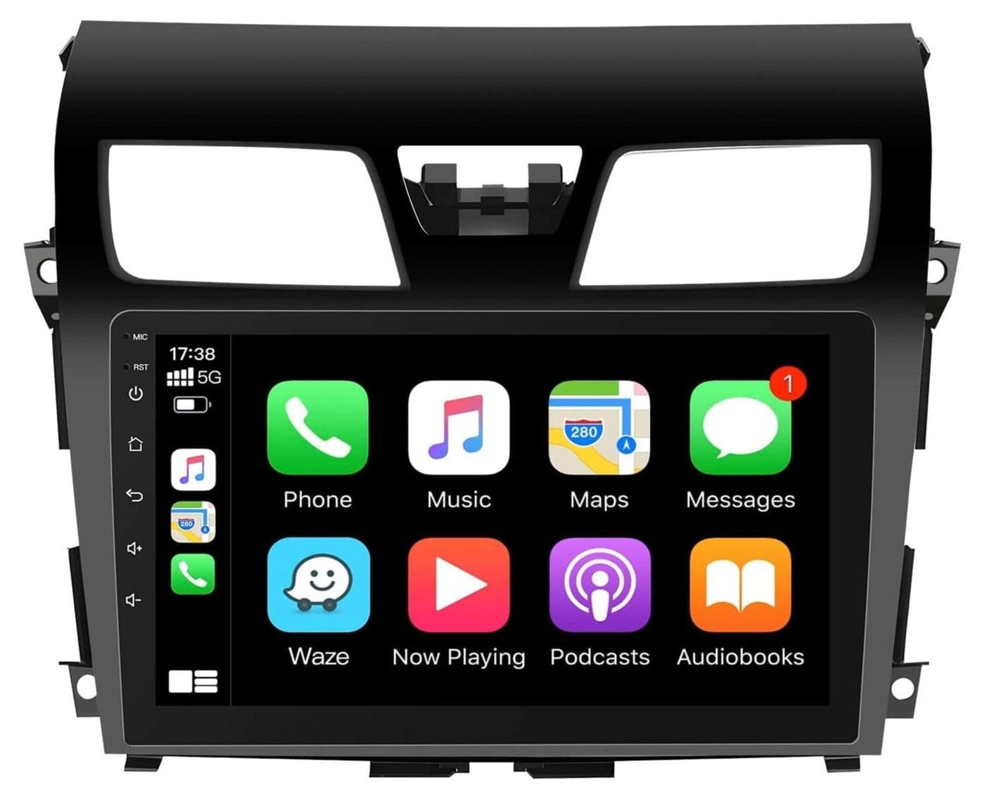 Android Car Stereo for Nissan Altima 2013 2014 2015 2016 2017 2018 6GB RAM 128GB ROM Support SIM Card Apple Carplay MirrorLink WiFi BT, 10 Inch 2.5D IPS Touch Screen with Backup Camera Included