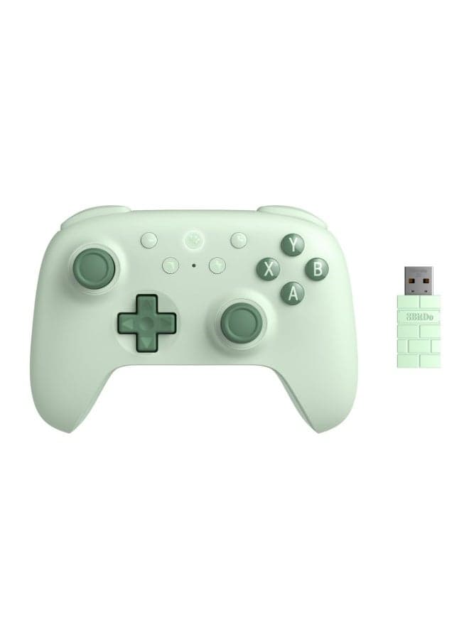 8BitDo Ultimate 2C Wireless Controller for Windows PC and Android, with 1000 Hz Polling Rate, Hall Effect Joysticks and Triggers, and Remappable L4/R4 Bumpers (Green)