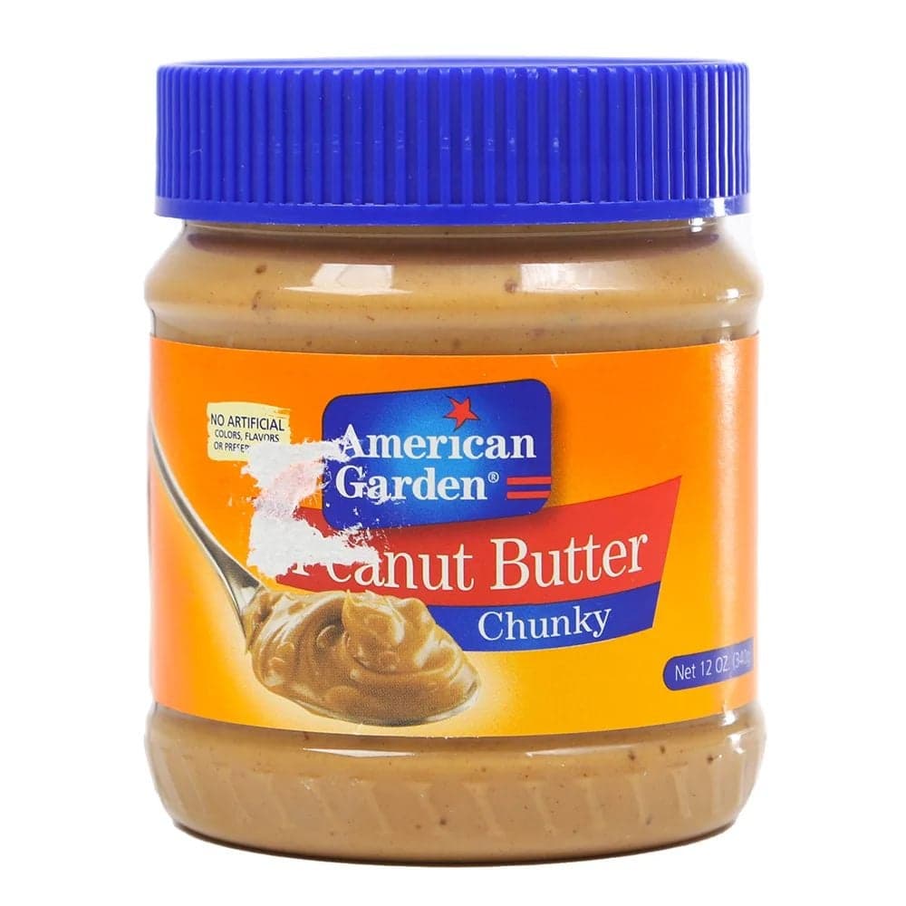 American Garden Peanut Butter Chunky- 340gms