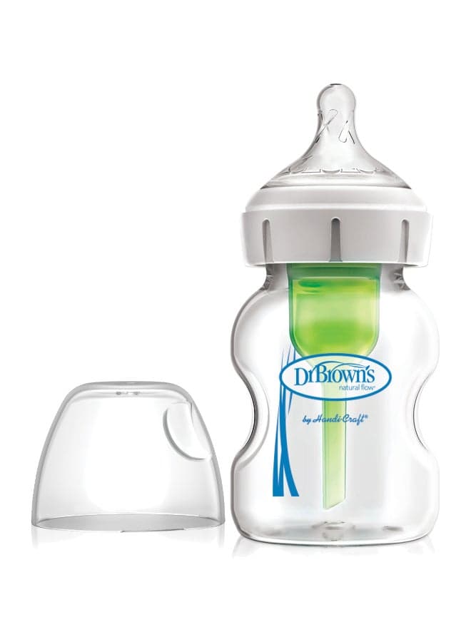 5 Oz/150 Ml Glass W-N Anti-Colic Options+, 0m+ Bottle, 1-Pack