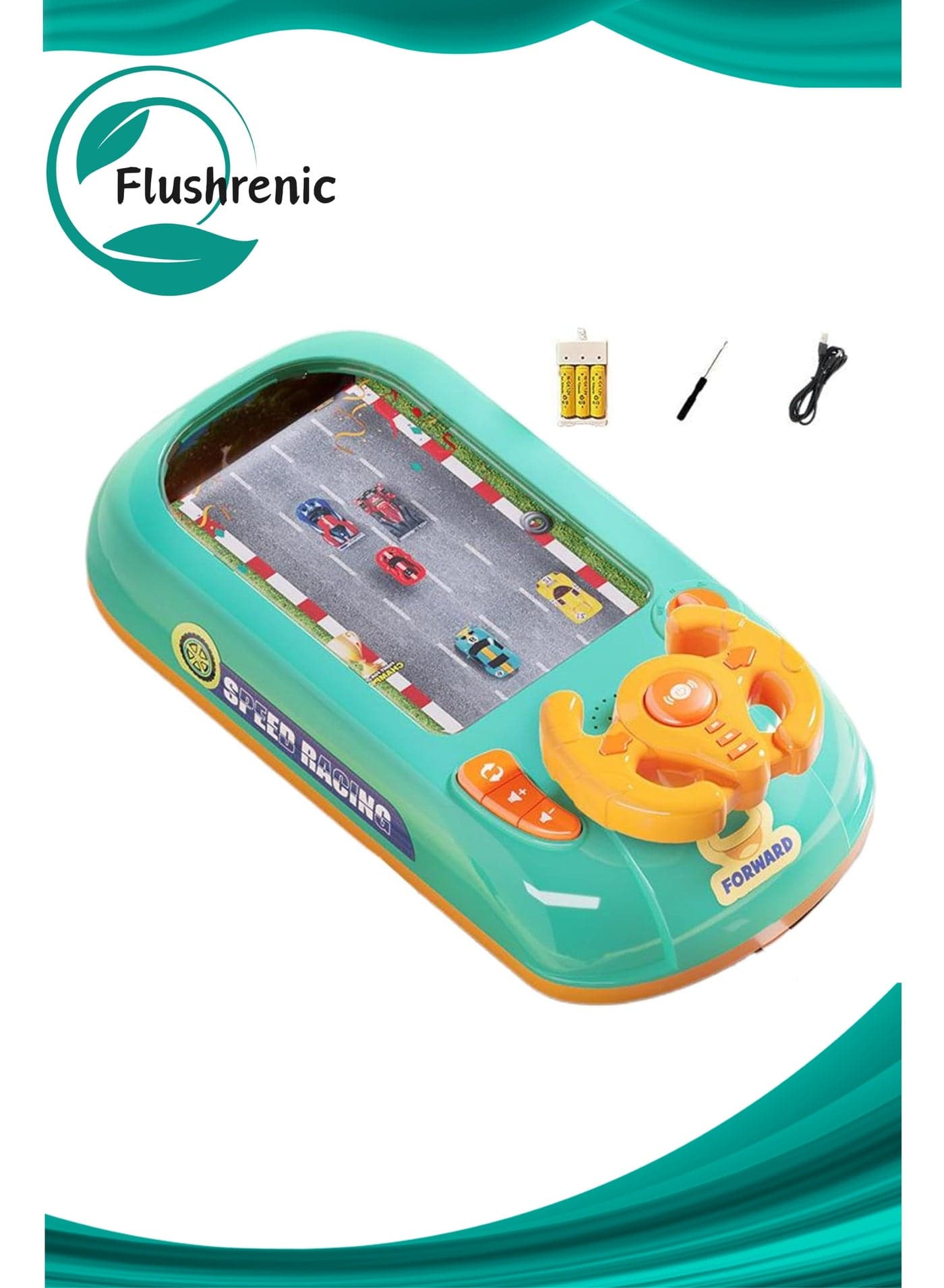 Musical Steering Wheel Toys,Baby Car Racing Toy, Toy Steering Wheel with Music & Sound 200 Levels Baby Steering Wheel Toy Interactive Baby Toy,for 3+ Years Old Boys Girls