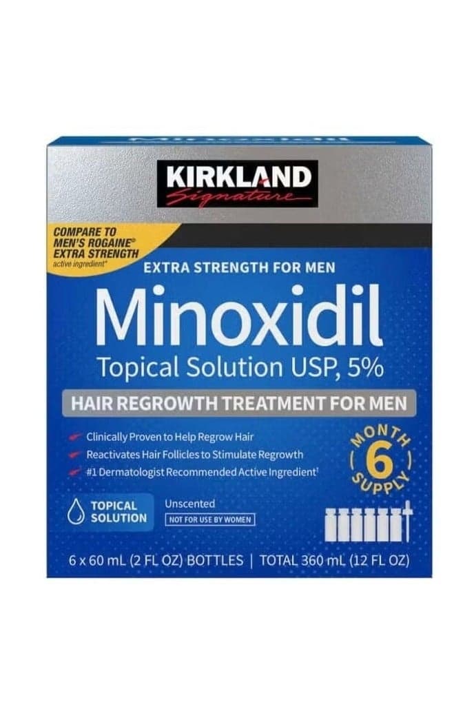 6-Piece Minoxidil Hair Regrowth Treatment