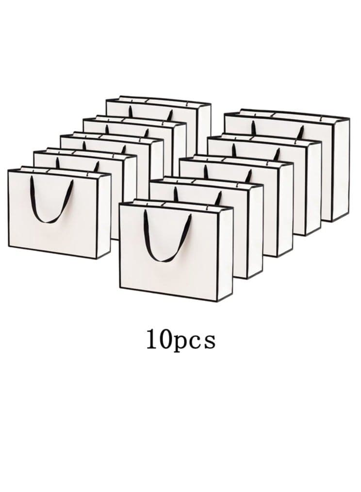 10 Pieces Party Favor Bags,Shopping Bag,Party Bags For Kids, supplies Snack candy Gift Bag Food Bags,Bags For Birthday Wedding Celebrations Party Favors 27*21*8cm