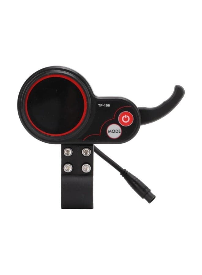 TF-100 Electric Scooter Display 5 Pin LCD Dashboard with Throttle Waterproof Speedometer Compatible with Kugoo M4 48V Scooter