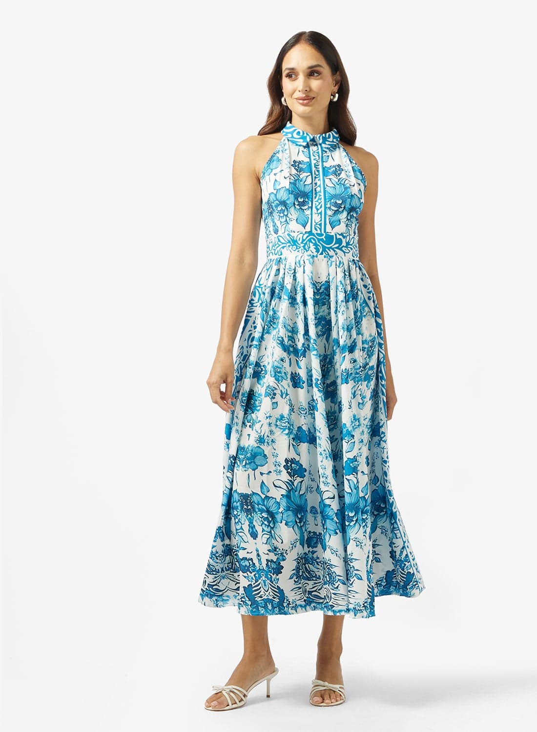 Monochrome Print Dress