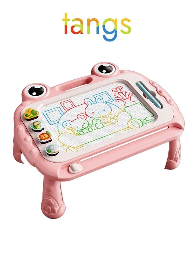 Magnetic Drawing Board, Toddler kids Toys for 1-2 Year Old, Doodle Board Pad Learning and Educational Toys for 1 2 3 Year Old Baby Kids Birthday Gift(Soft Pink)