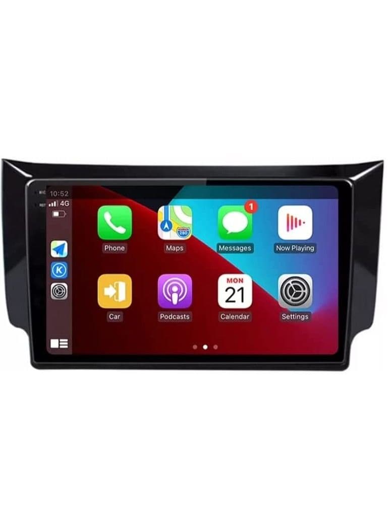 Android Screen For Nissan Sentra 2012 2013 2014 2015 2016 2017 2018 2019 4GB RAM QLED Support Apple Carplay Android Auto Wireless 10 inch Screen With Free AHD Camera