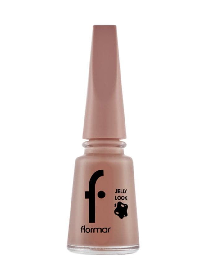 Jelly Look Nail Enamel J131 Coffee With Milk