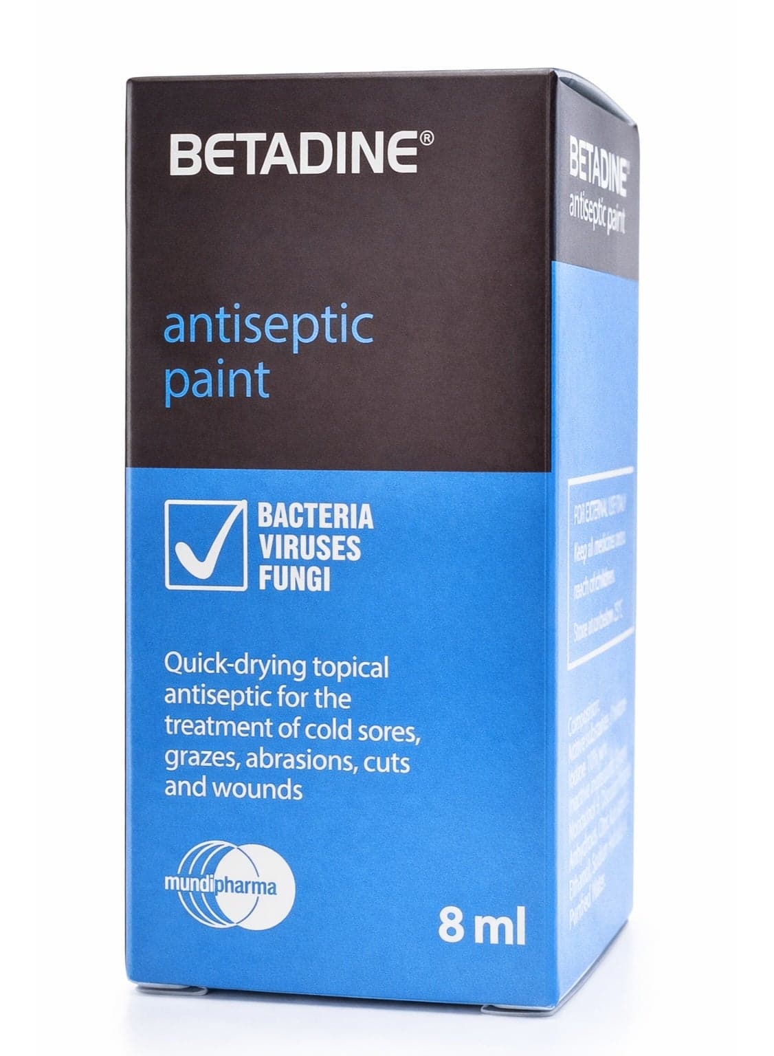 Betadine Antiseptic Paint 8ml – Povidone Iodine for Wounds & Cuts