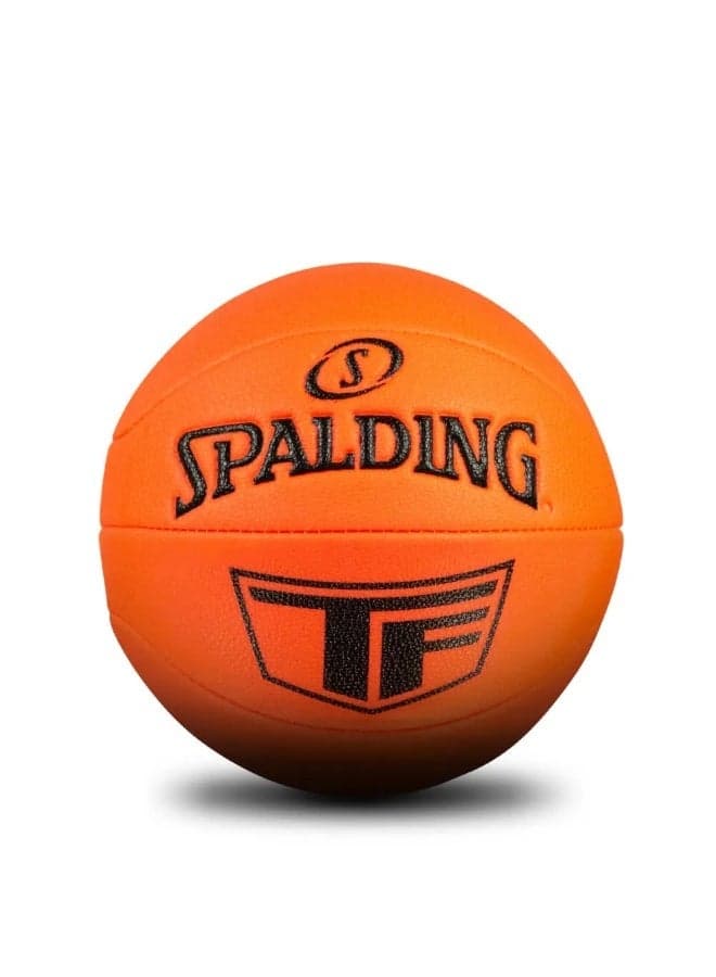Spalding 51161 Spaldeen High-Bounce Ball | NBA Mini Basketball Design | Orange Rubber Playground Ball | High-Bounce Indoor & Outdoor Fun for Kids & Adults