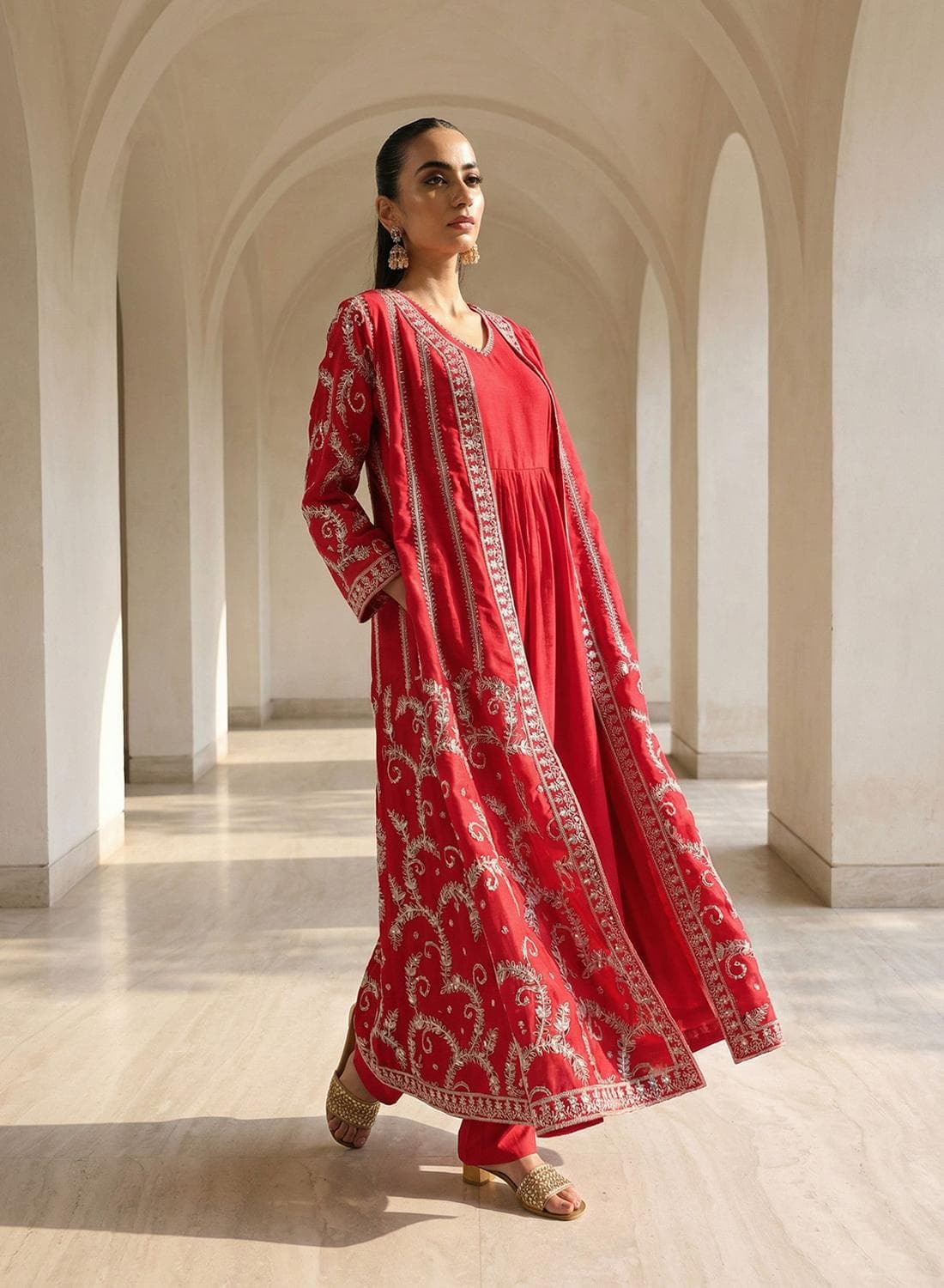 Rich Pink A Line Dresses