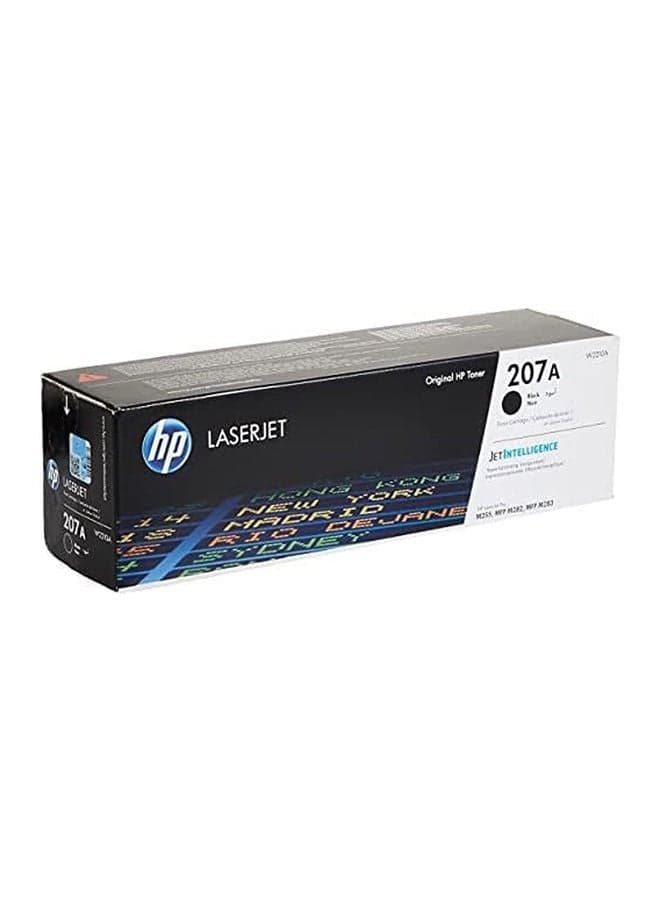 207A Black Original LaserJet Toner Cartridge (W2210A), Works With HP LaserJet Pro M255, M282, M283 Printers Black