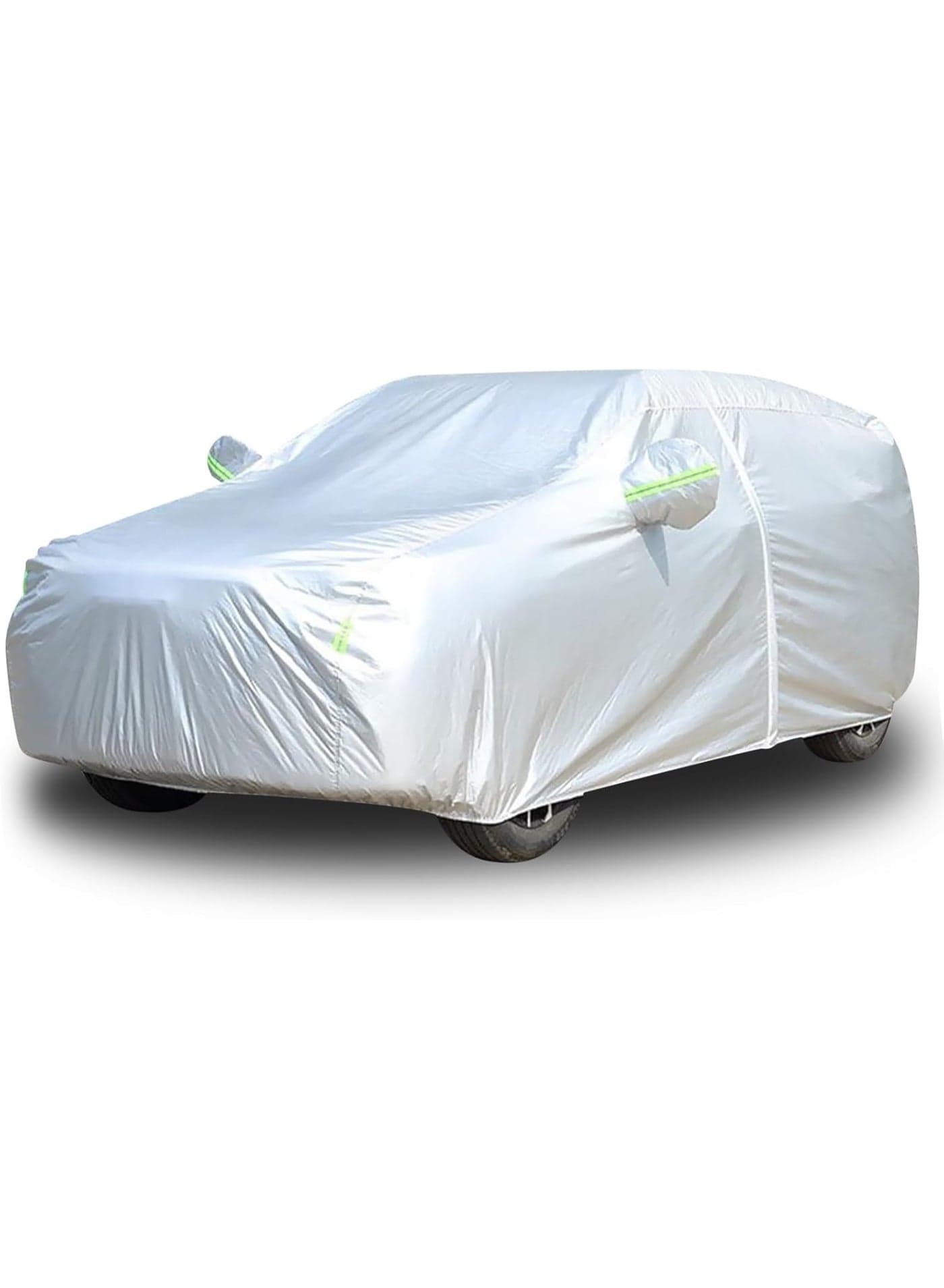 Car Covers Waterproof All Weather for SUV/Sedan/Hatchback, Sun Shield Car Hood Universal Cover, Outdoor Full Cover Rain Sun UV Protection Car Protection, Tight Smooth Non-Abrasive