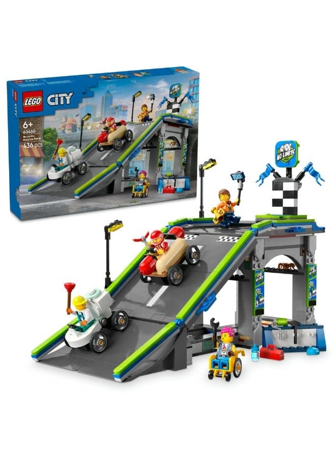 City No Limits: Race Car Ramp Track Toy Playset 60460 (Age 6+, 436 Pieces)