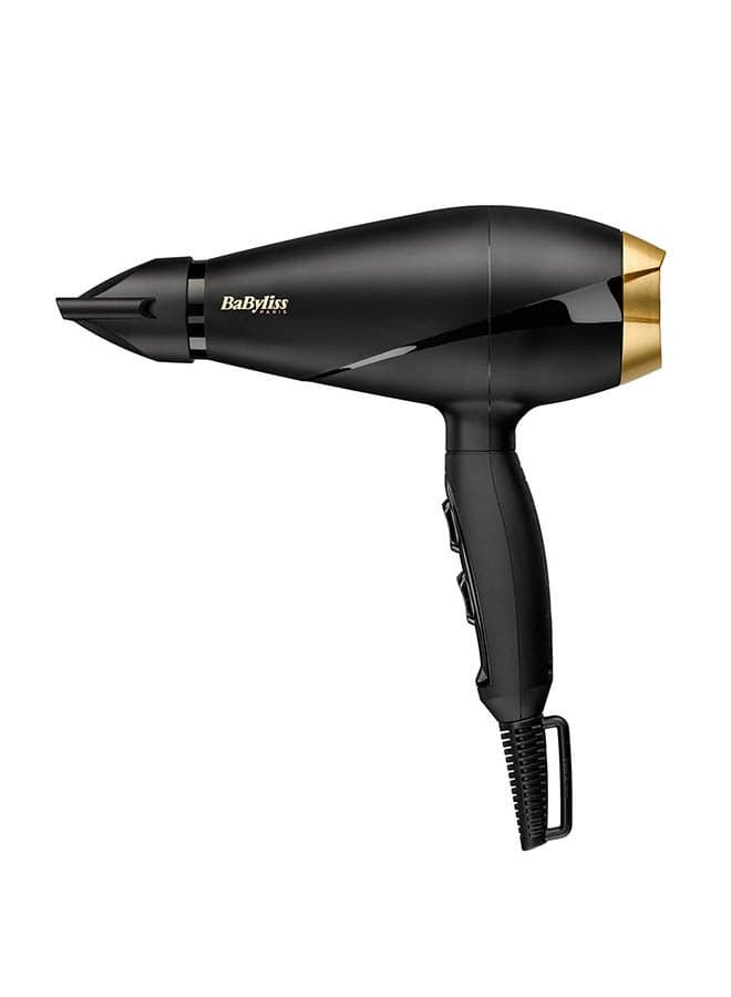 Ac Hair Dryer 2000W Long-Life Salon Ac Motor With 2 Heat / 2 Speed Settings + Cold Shot 2.8M Salon Length Power Cord 100Km/Hour Air Speed, Removable Rear Filter 6704Sde(Black) Black 9.8x26.2x24.8cm