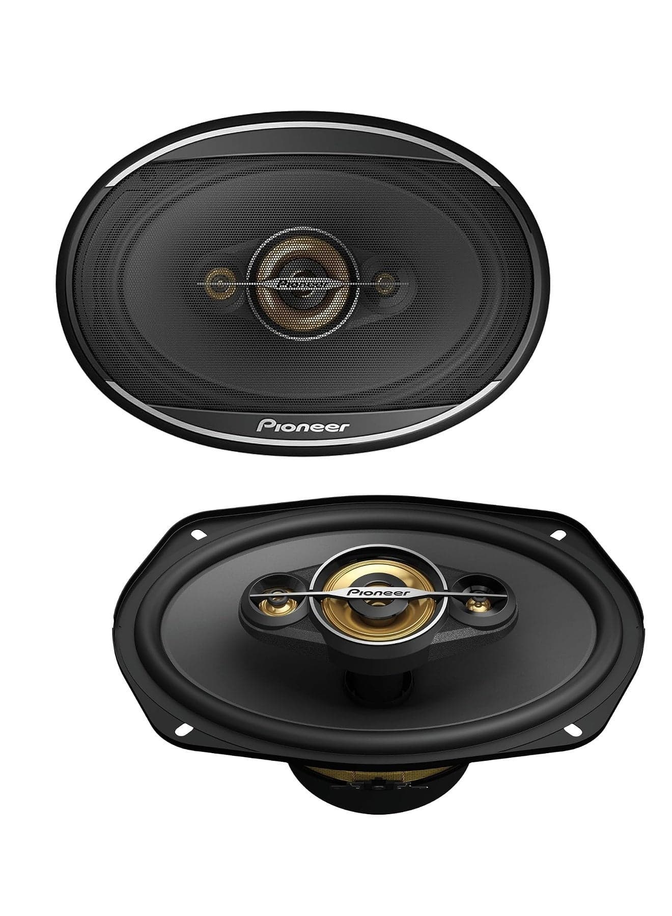 Pioneer TS-A6978S – 6" x 9" 4-Way Coaxial Car Speakers | 100W RMS / 650W Peak