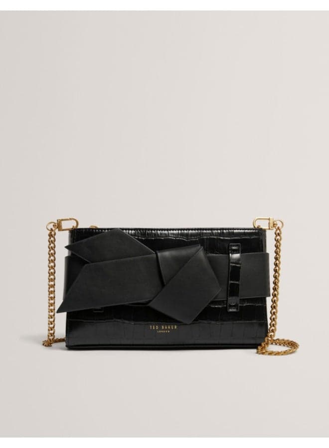 Soft PU Bow Clutch Bag