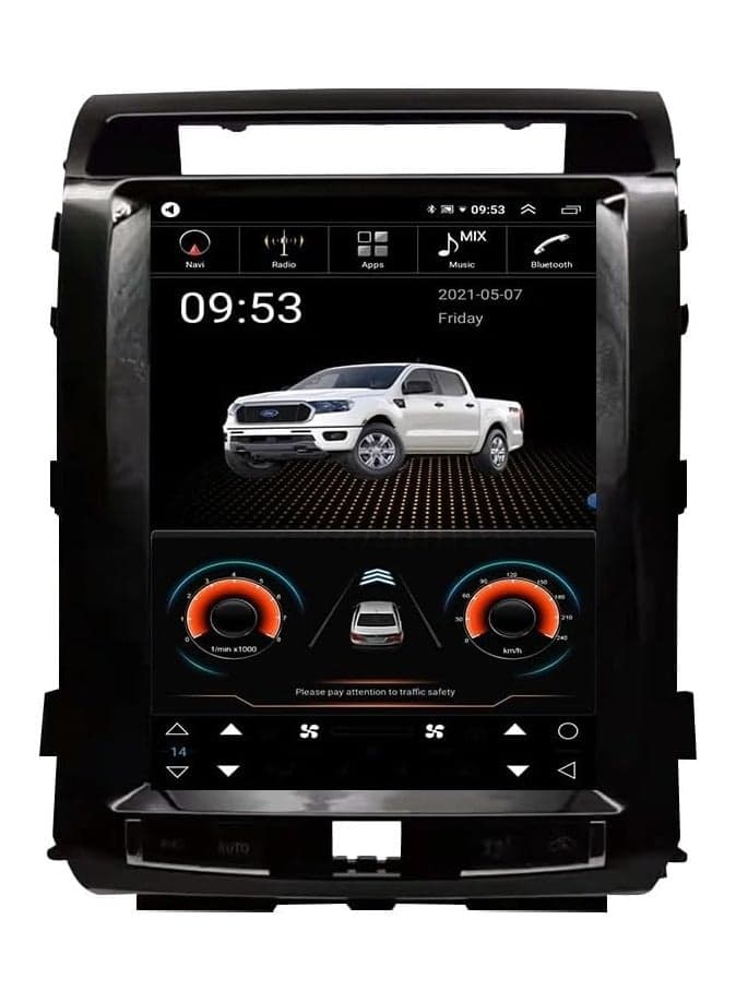 12.1 Inch Tesla Style Android Car Stereo For Toyota Land Cruiser 2008-2015 2GB RAM 32GB ROM M-Link Wi-Fi BT, Radio GPS, IPS Touch Screen with AHD Camera Included