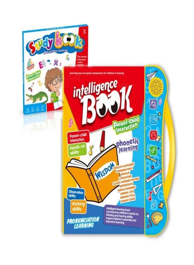 Think Seed | Smart Study Intelligence Book for Kids | Fun Musical Learning Toy with ABCs, Numbers, Shapes & Sounds | Creative Educational Gift for Ages 2 3 4 5 6 7 8