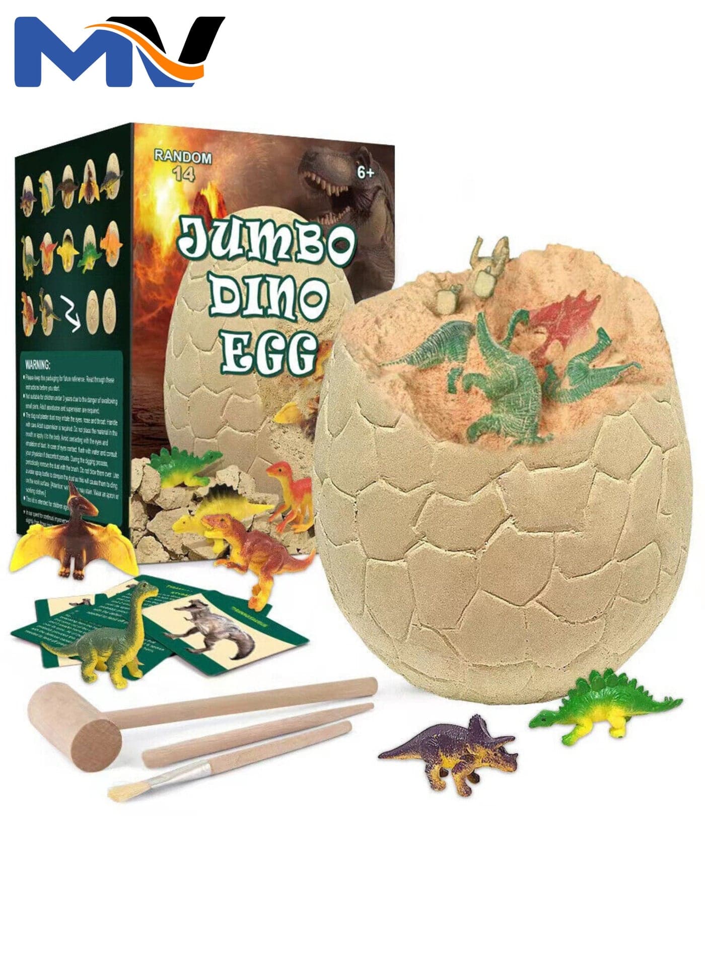 Dinosaur Egg Dig Kit Jumbo Dino Eggs Surprise Toy Dinosaur Excavation Kits Gift
