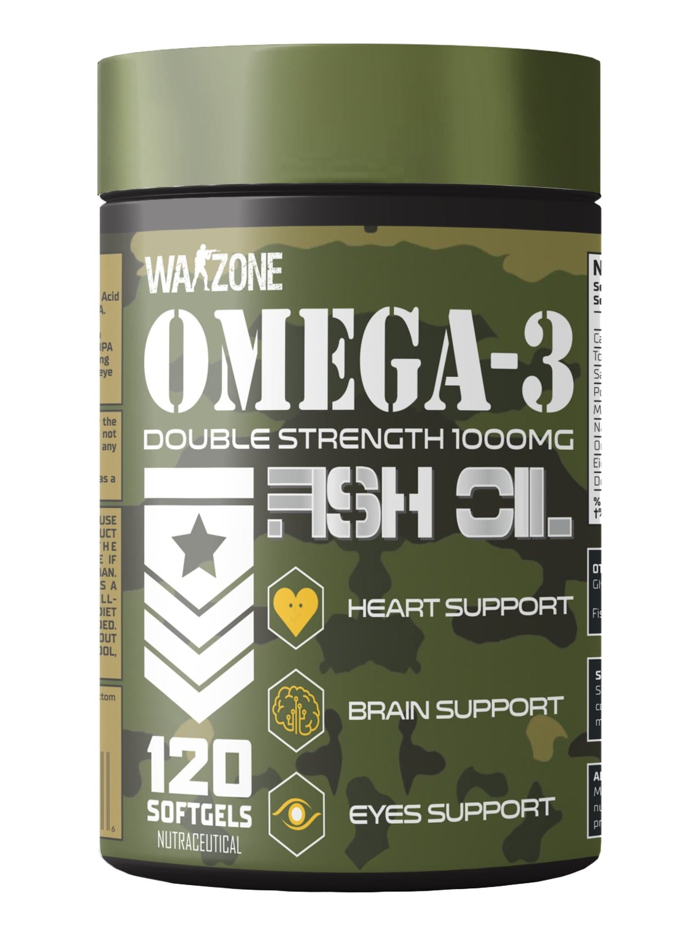 Omega 3 Fish Oil – 1000mg with EPA & DHA – 120 Softgels