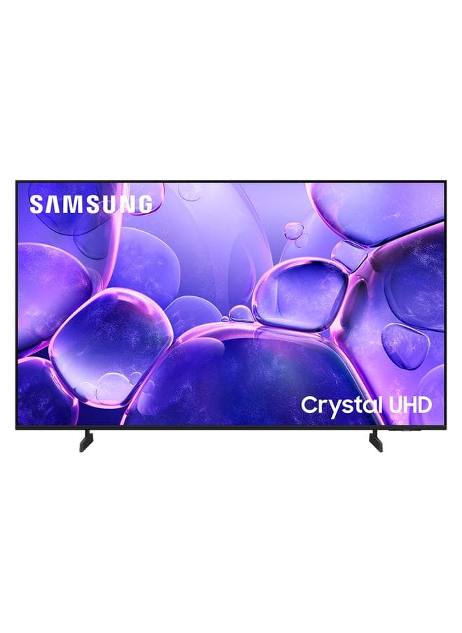 55 Inch Crystal UHD TV, U8000F, 4K, Crystal Processor 4K, MetalStream Design, Knox Security, Endless Free Content, Smart TV, UA55U8000 (2025 - International Version) U8000F BLACK