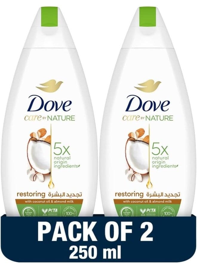 Nourishing Secrets Restoring Ritual Body Wash, With Renew Blend technology, Coconut Oil and Almond Milk With ¼ moisturising cream
