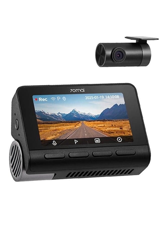 70mai 4k Dash Cam Front and Rear, Car Camera with HDR Night Vision, Built in WiFi6, GPS& ADAS, 24H Parking Mode, Time-Lapse, Voice Control, Loop Recording, Supercapacitor Support 512GB(A800SE)