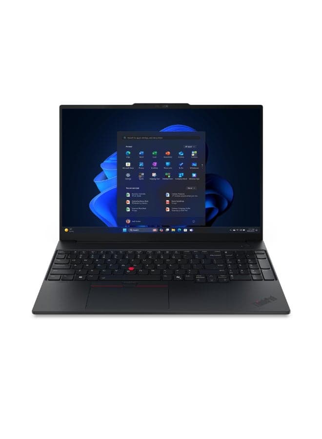 ThinkPad E16 Gen 3 Laptop, 16" WUXGA IPS Display, Intel Core Ultra 7 258V, 32GB LPDDR5X RAM, 512GB SSD, Intel Arc 140V Graphics, Backlit ENG Keyboard, Black English black