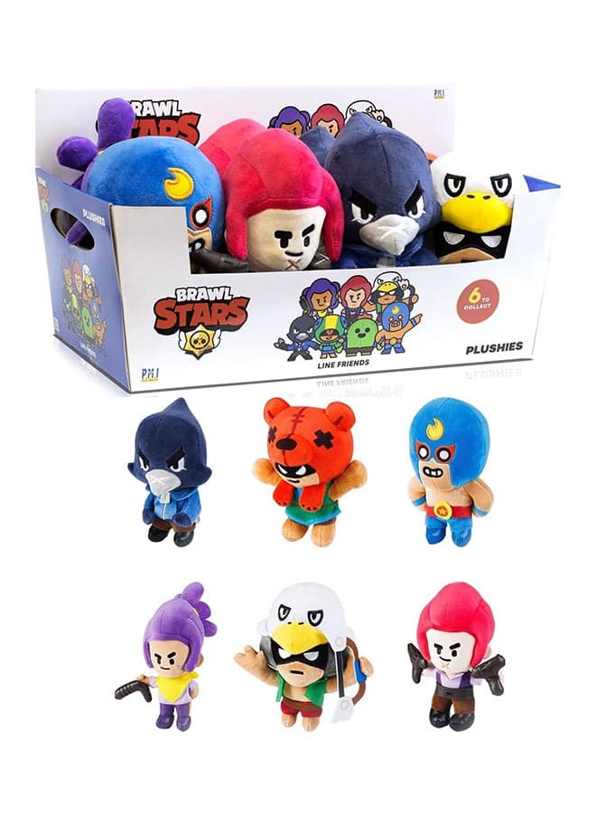 Brawl Stars Plush 6Inches - Assorted - 1 Piece