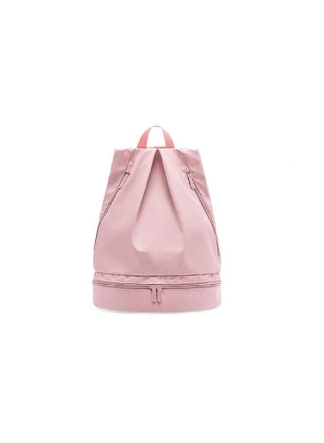Waterproof Swimming Bag, Pool Wet and Dry Storage Bag for Men and Women, Sports Backpack for Kids Swimming Camping Beach Bag Backpack (PINK)