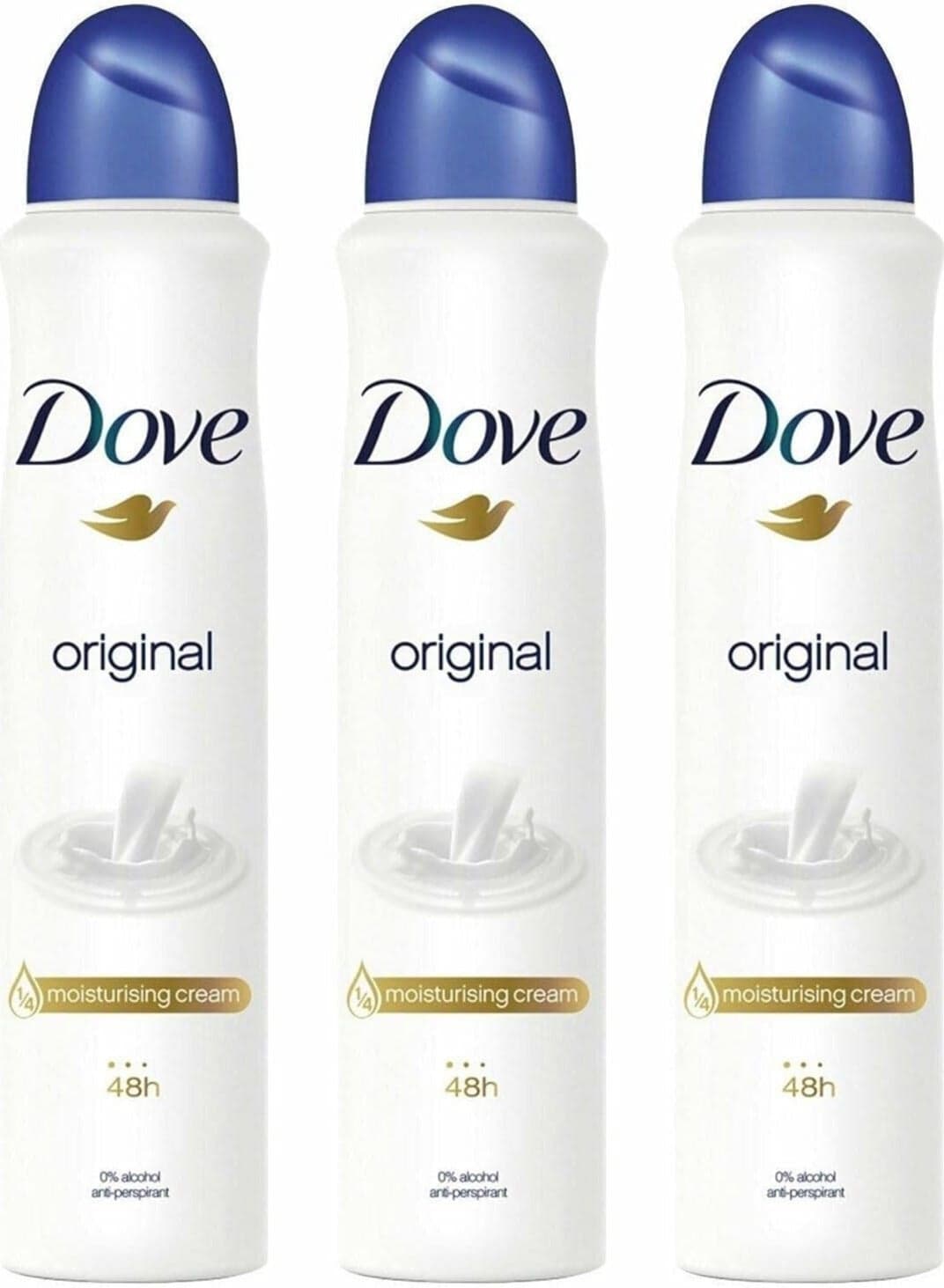 Antiperspirant Deodorant Original, 250ml x 3pcs