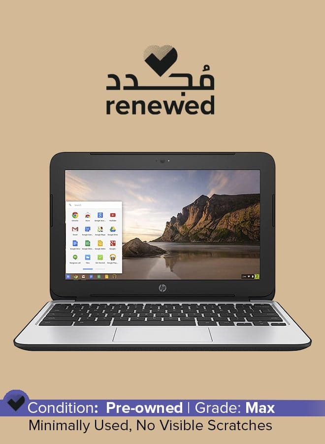 Renewed - Chromebook 11G3 (2015) Laptop With 11.6-Inch Display, Celeron Processor/4GB RAM/16GB eMMC/5th Gen/Chrome OS/Integrated Graphics Black Black