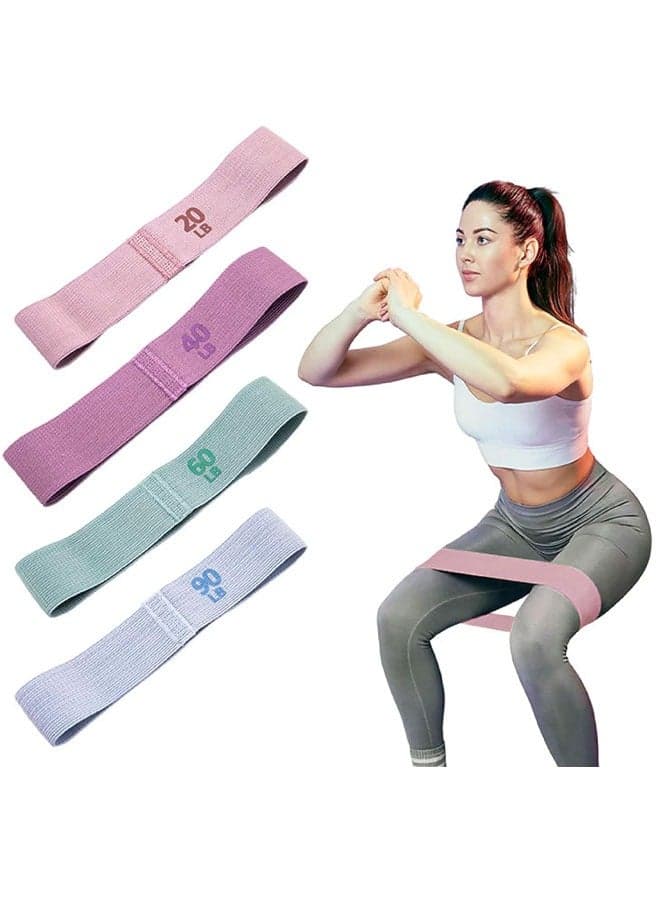 4 sets of exercise bands, resistance bands, exercise bands for legs and hips, Butt squats exercise fitness equipment