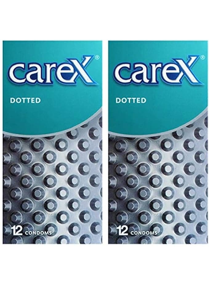 Dotted Condoms Pack Of 2 (Combo)