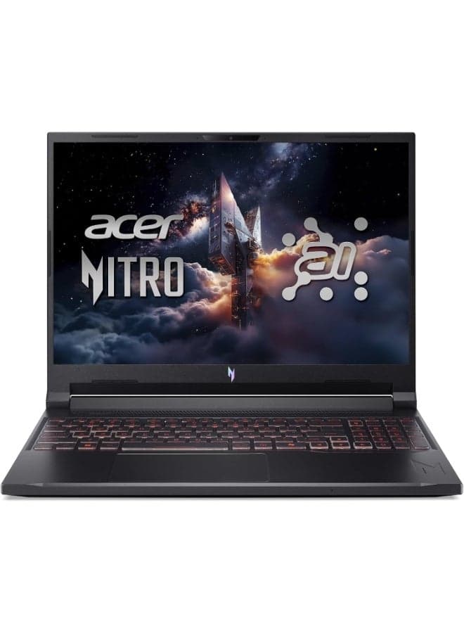 Acer Nitro V 16 AI 16 WUXGA IPS 180Hz Gaming Copilot+ PC Laptop, AMD Ryzen AI 7 350 Processor, 16GB RAM, 1TB SSD, NVIDIA GeForce RTX 5060 with 8GB VRAM, English KB, Windows 11, Shale Black Black
