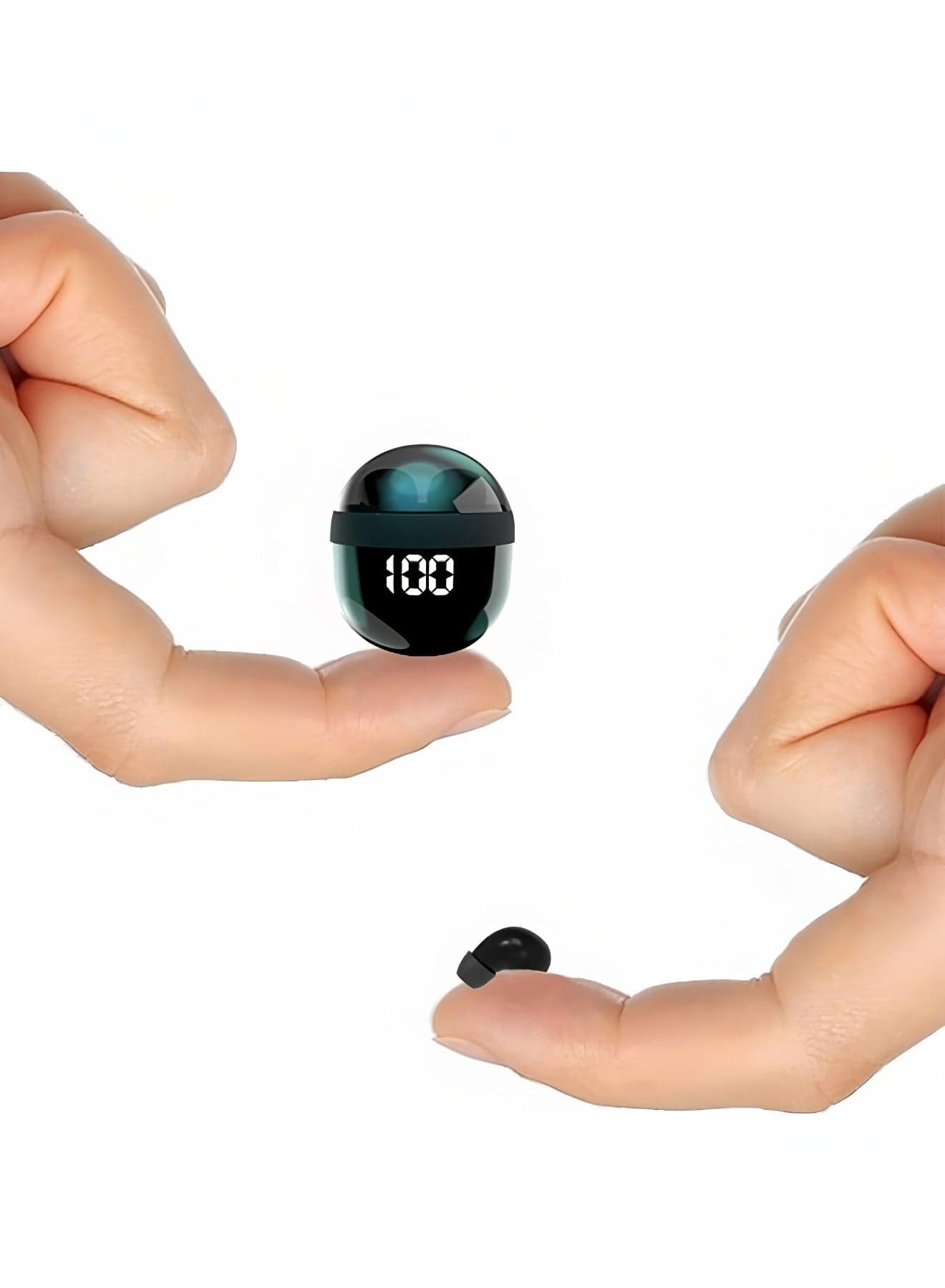Original Bluetooth Small Mini Invisible Earbuds for Work, Micro Low Profile Micro, Smallest Invisible Earbuds