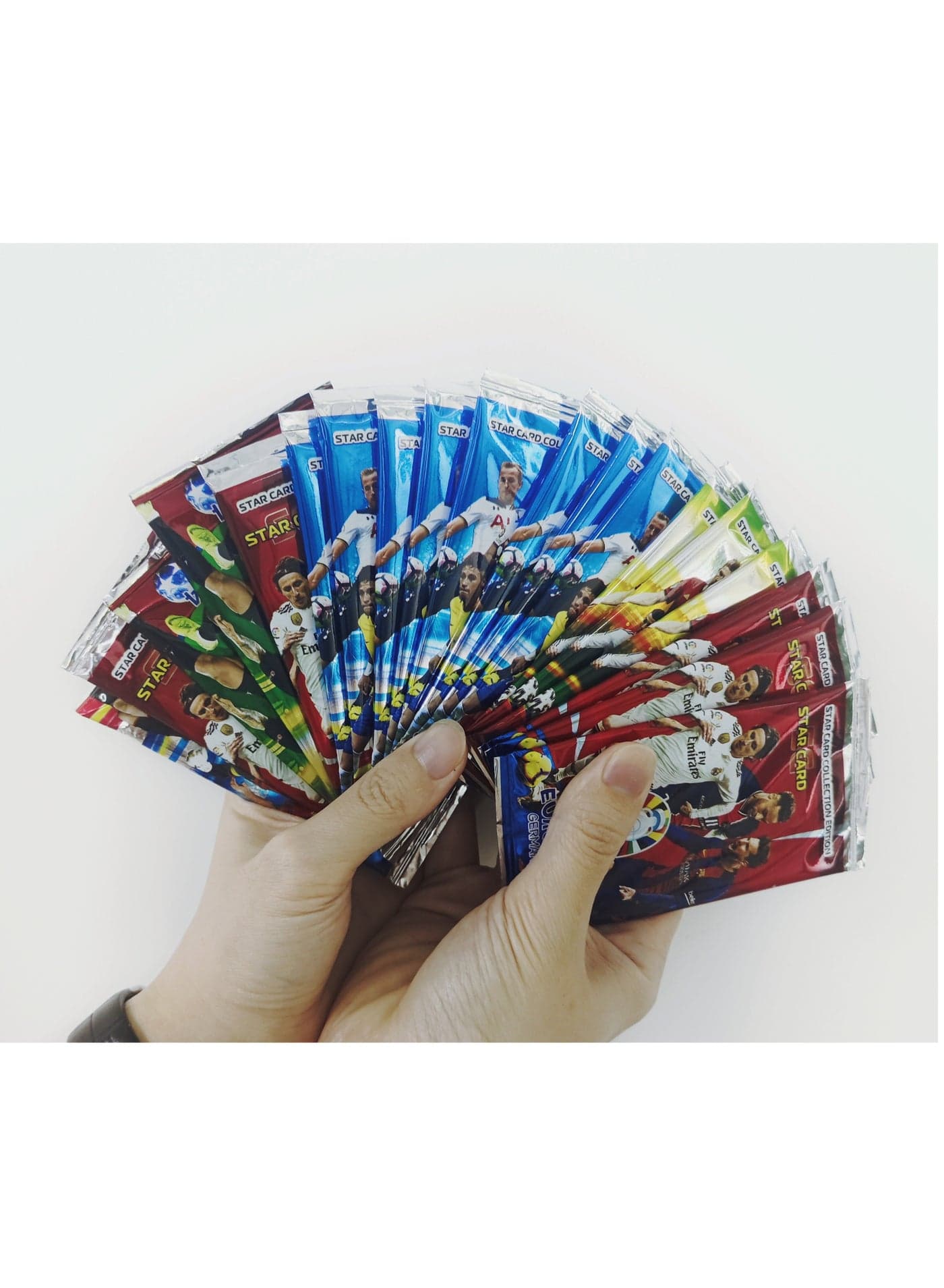 288 Piece World Football Star Gold Card Collection Set