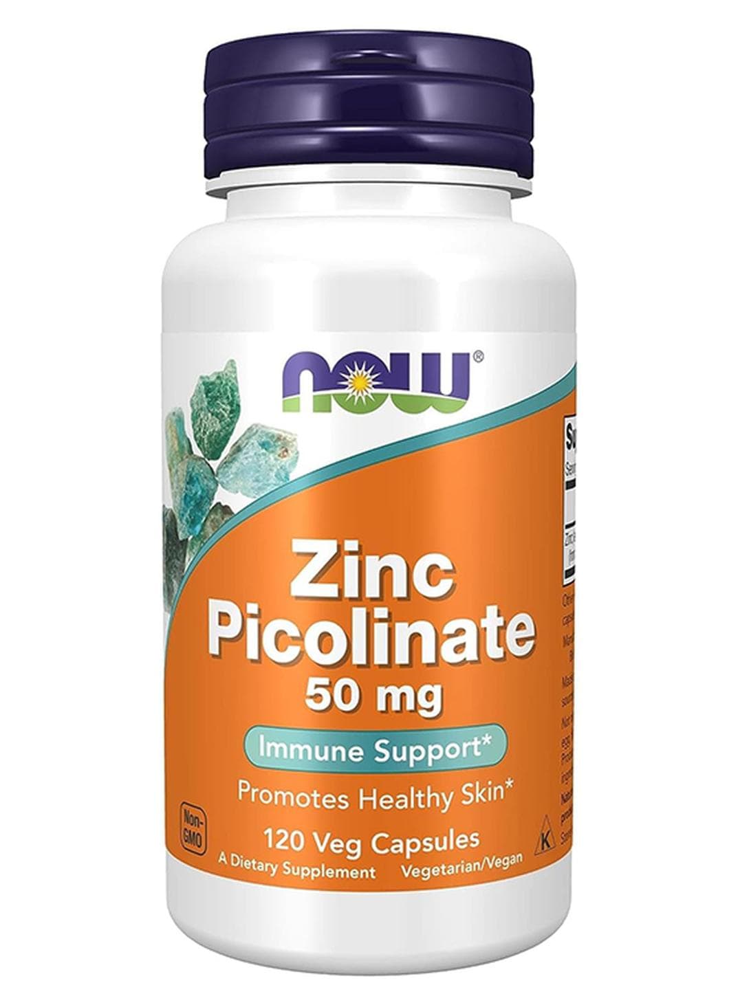 Zinc Picolinate Dietary Supplement - 120 Veg Capsules 50 Mg