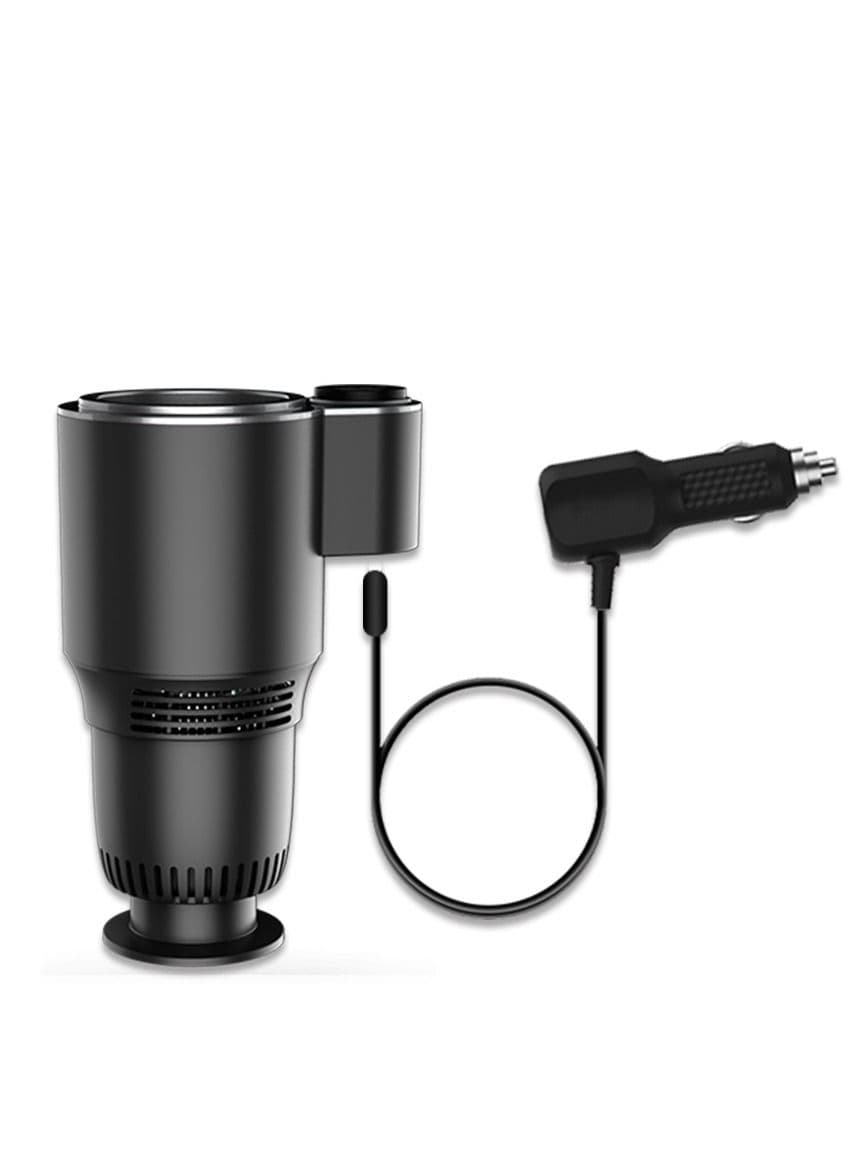 Car Hot And Cold Cup Dual Use Fast Cooling Cup Car Inside With 12V Heating Cup Intelligent Home Multifunctional Water Cup (D Models Hot And Cold Cup And Lighter And Coffee Cup)