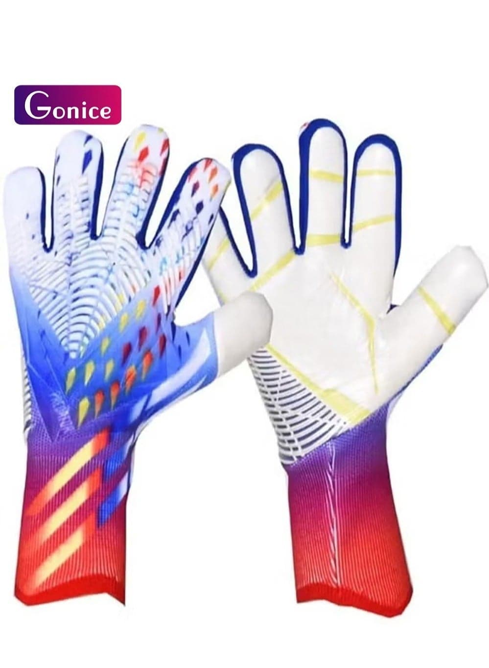 Soccer Goalkeeper Goalie Gloves for Youth and Adult,Anti-Slip Soccer Gloves, Super Grip,Football Goalie Gloves