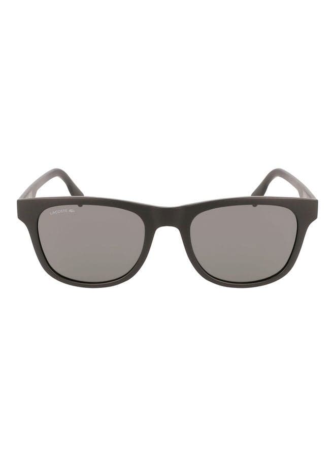 Unisex Full Rim Injected Modified Rectangle Sunglasses L969S 5420 (002) Matte Black
