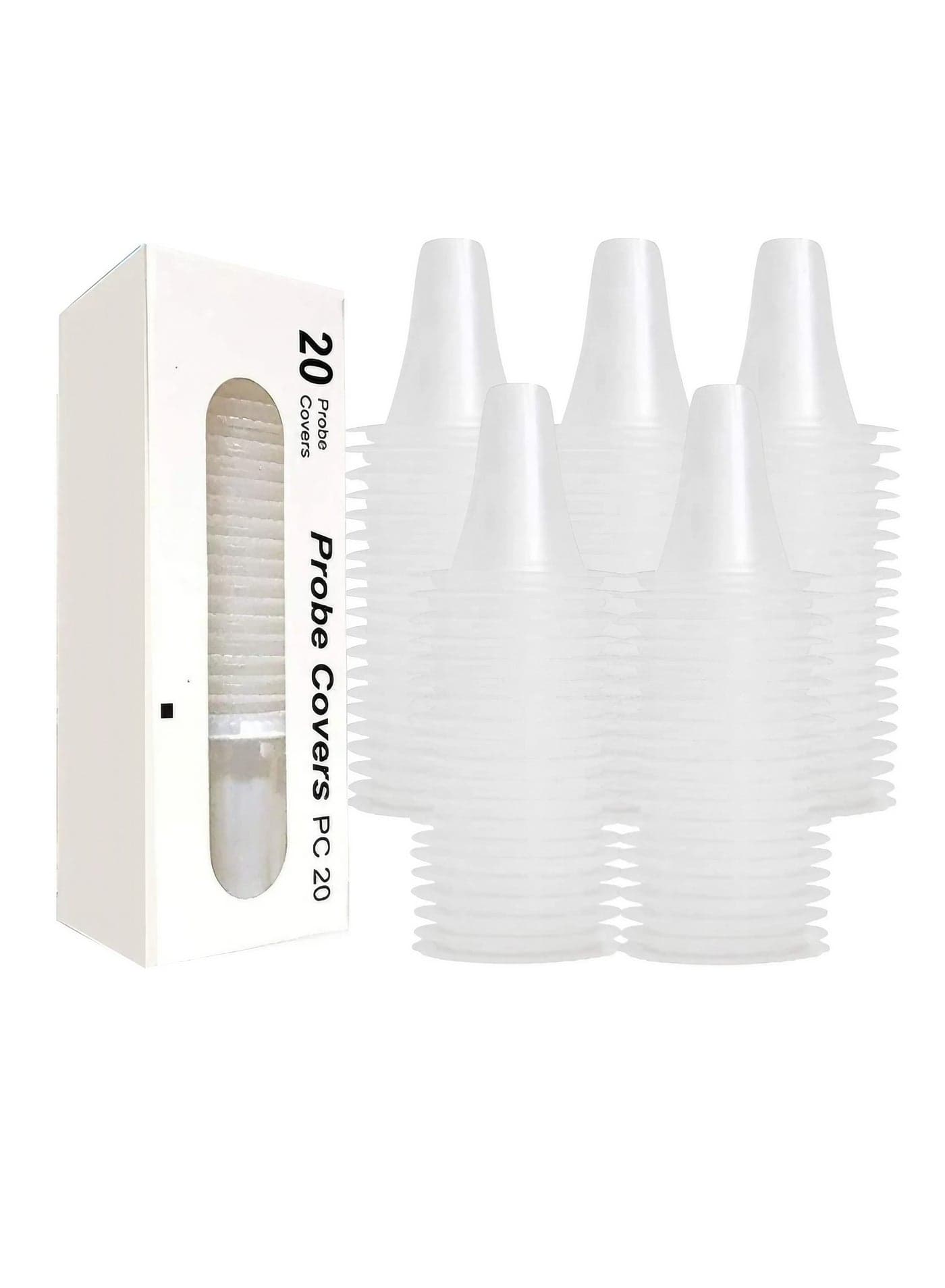 100 Pcs Ear Thermometer Replacement Probe Covers – Lens Caps & Filter Protectors for All Braun ThermoScan Models – Universal Refill Caps