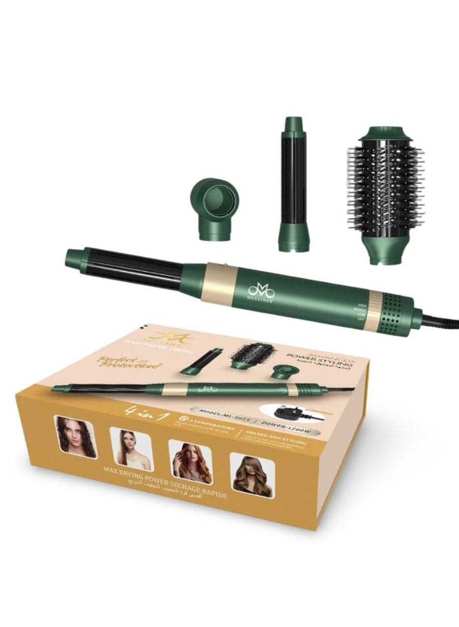 Mulliner 4 in 1 Hair Styling- Advanced Power Hair Styling-Hair Dryer Brush Curling ML-5015
