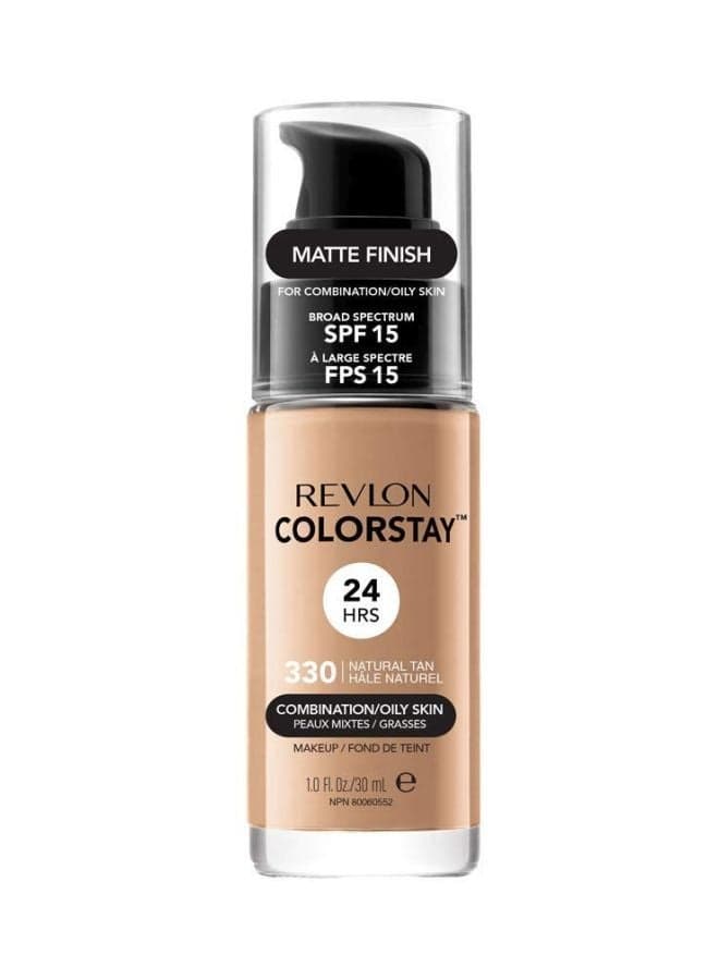 ColorStay Longwear Makeup for Combination/Oily Skin SPF 15 Natural Tan 330