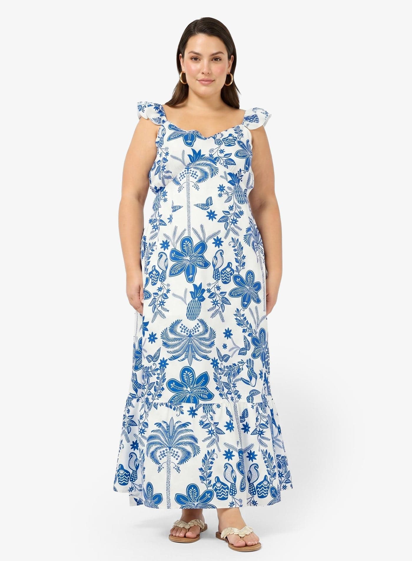 Floral A Line Sun Dress